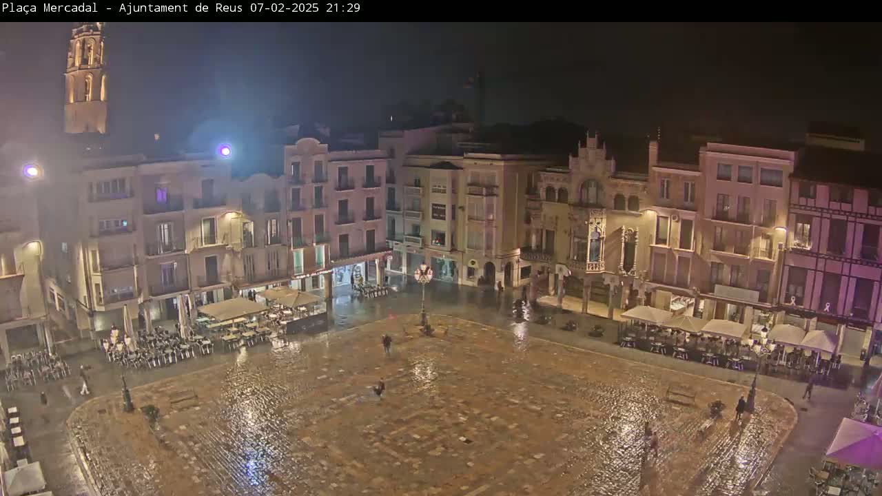 Reus Town Hall, Mercadal Square Live Cam - Tarragona,  Catalonia, Spain