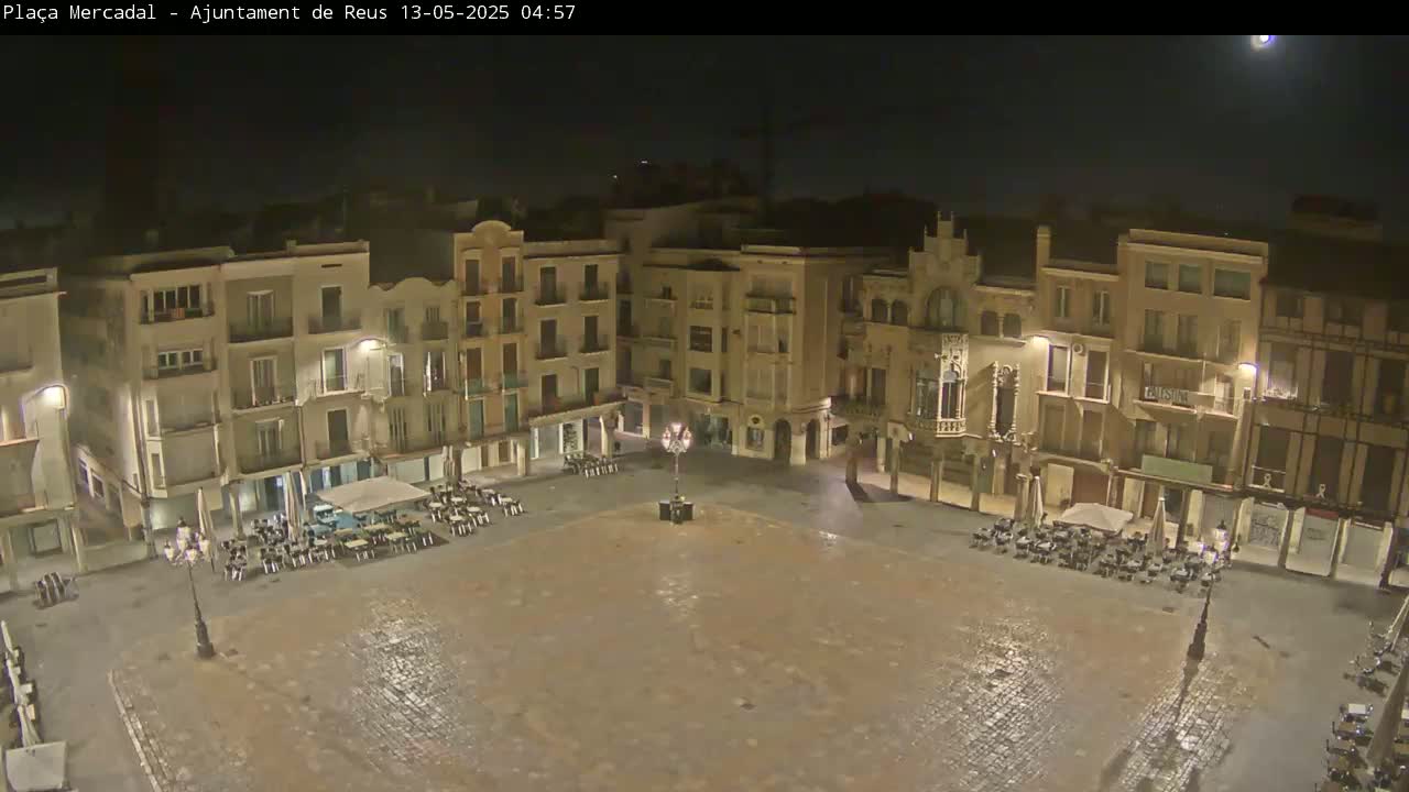 Reus Town Hall, Mercadal Square Live Cam - Tarragona,  Catalonia, Spain