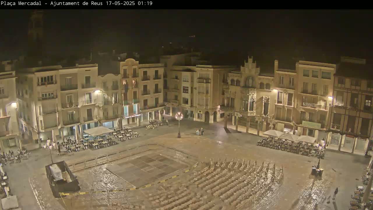 Reus Town Hall, Mercadal Square Live Cam - Tarragona,  Catalonia, Spain