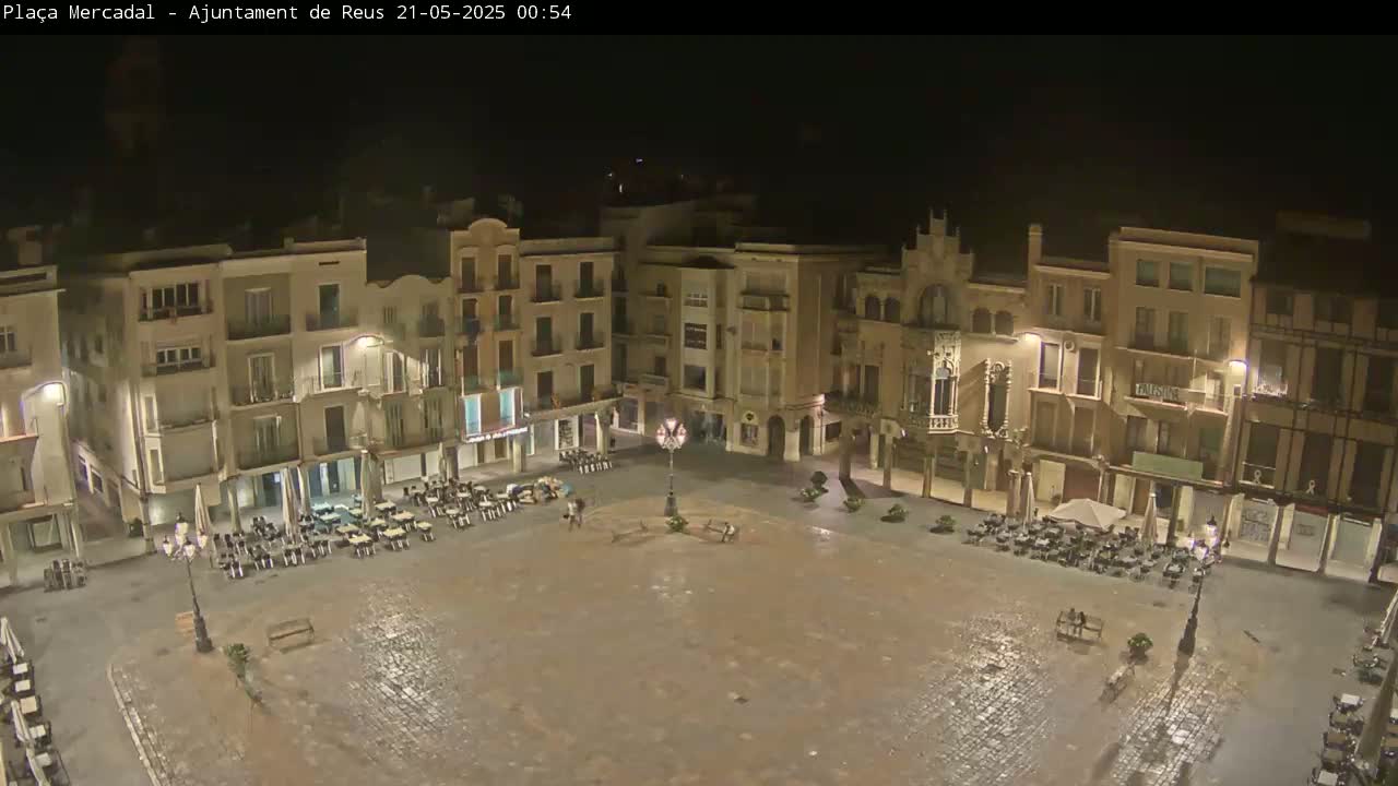 Reus Town Hall, Mercadal Square Live Cam - Tarragona,  Catalonia, Spain