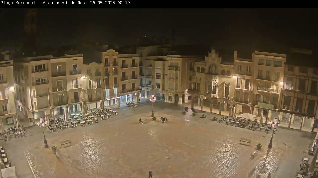 Reus Town Hall, Mercadal Square Live Cam - Tarragona,  Catalonia, Spain