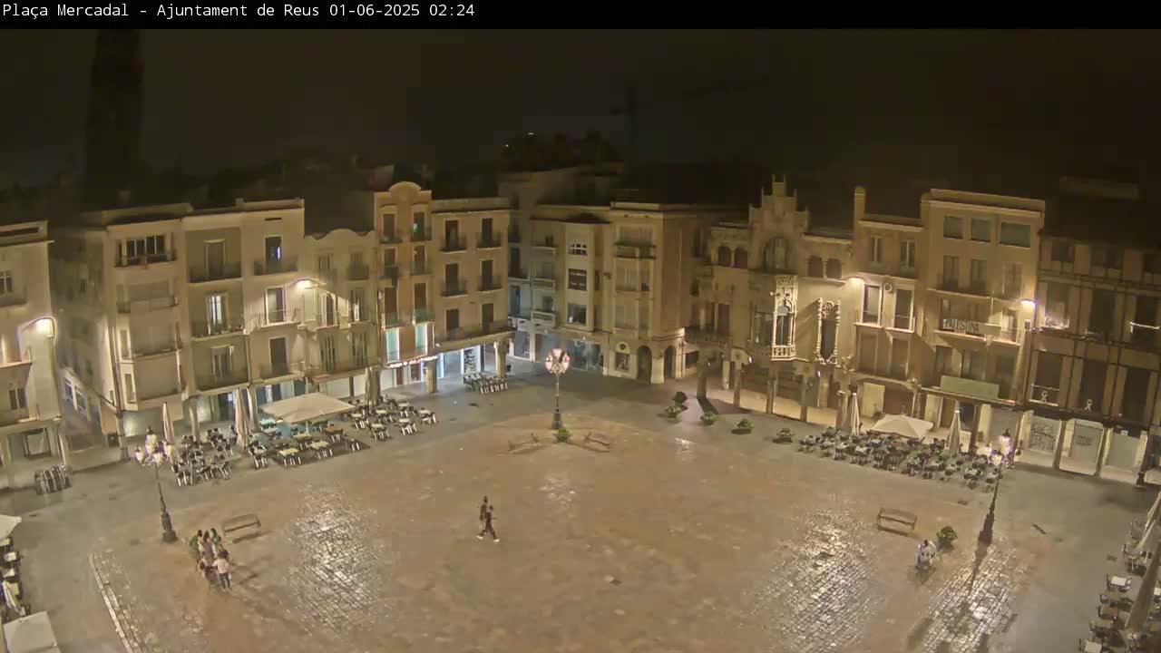 Reus Town Hall, Mercadal Square Live Cam - Tarragona,  Catalonia, Spain