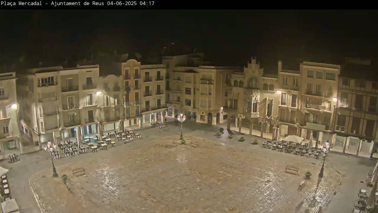 Reus Town Hall, Mercadal Square Live Cam - Tarragona,  Catalonia, Spain