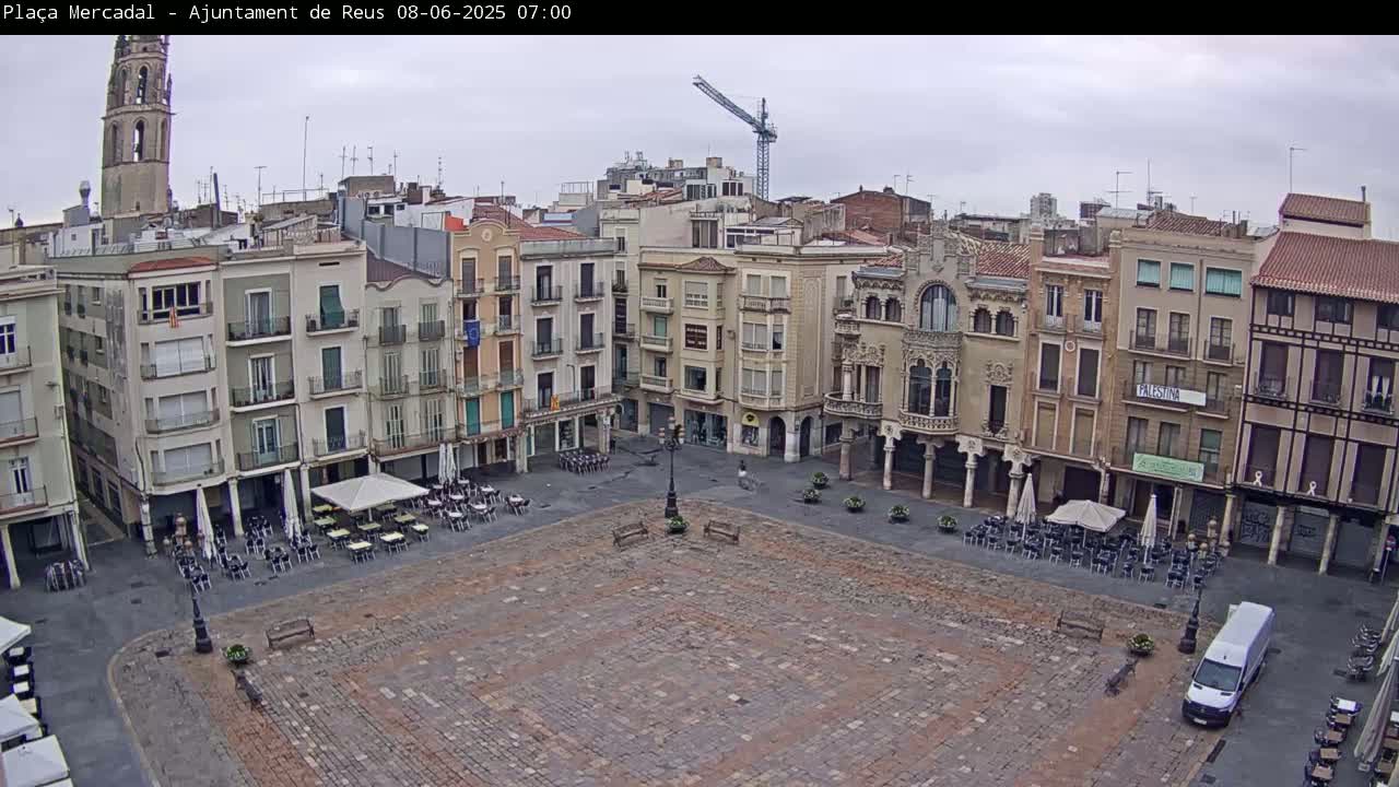 Reus Town Hall, Mercadal Square Live Cam - Tarragona,  Catalonia, Spain