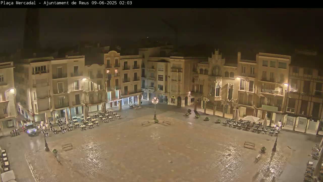 Reus Town Hall, Mercadal Square Live Cam - Tarragona,  Catalonia, Spain