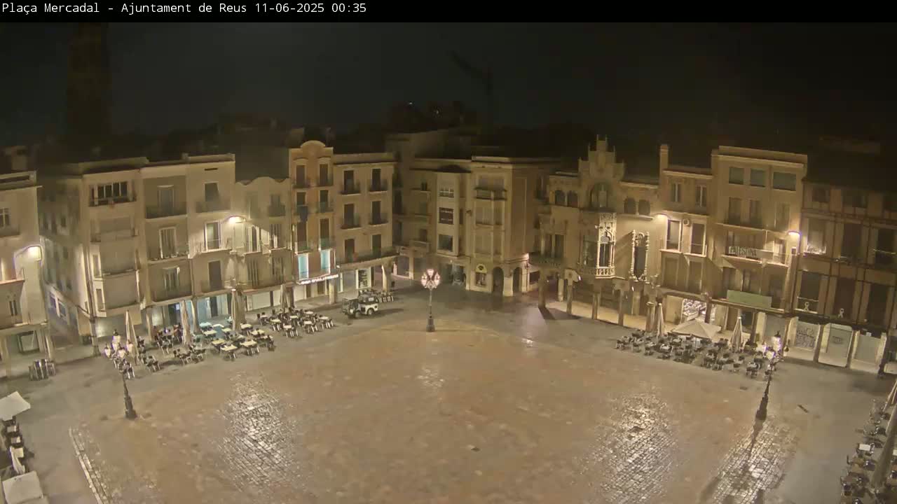 Reus Town Hall, Mercadal Square Live Cam - Tarragona,  Catalonia, Spain