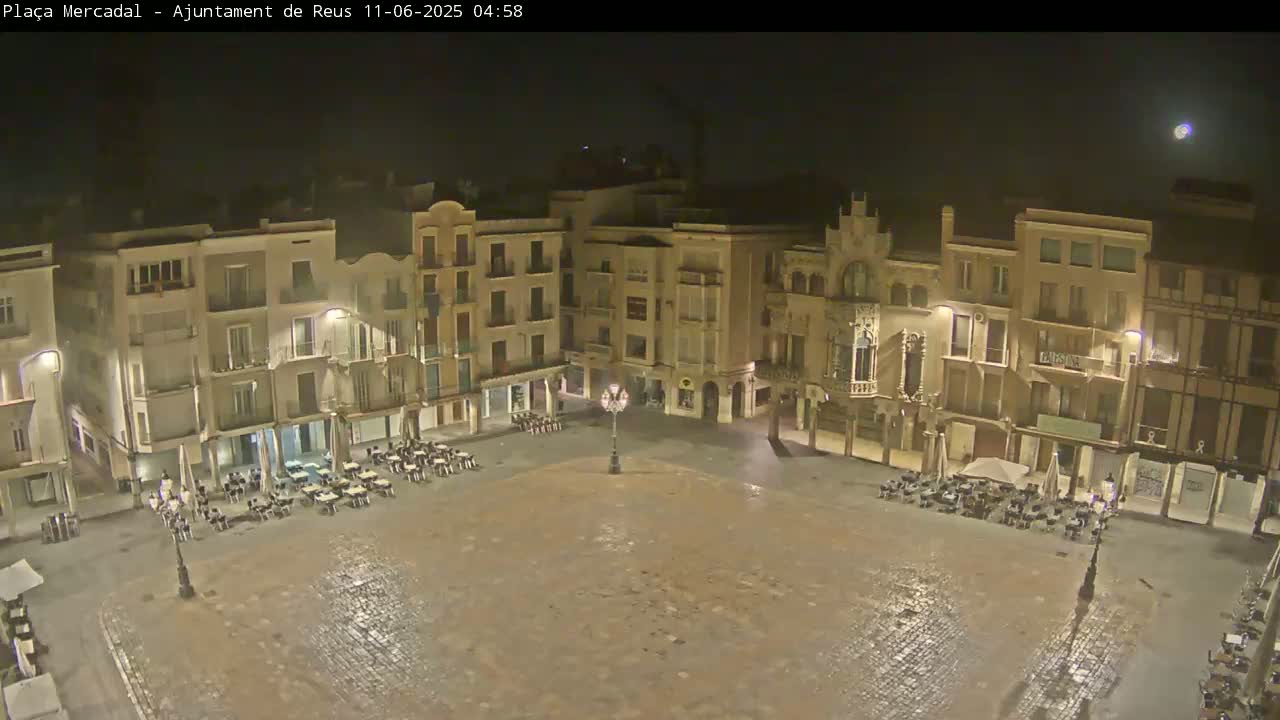 Reus Town Hall, Mercadal Square Live Cam - Tarragona,  Catalonia, Spain