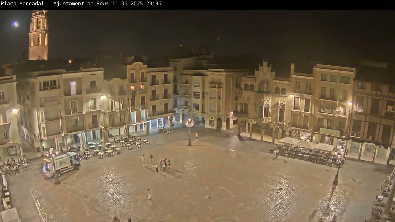 Reus Town Hall, Mercadal Square Live Cam - Tarragona,  Catalonia, Spain