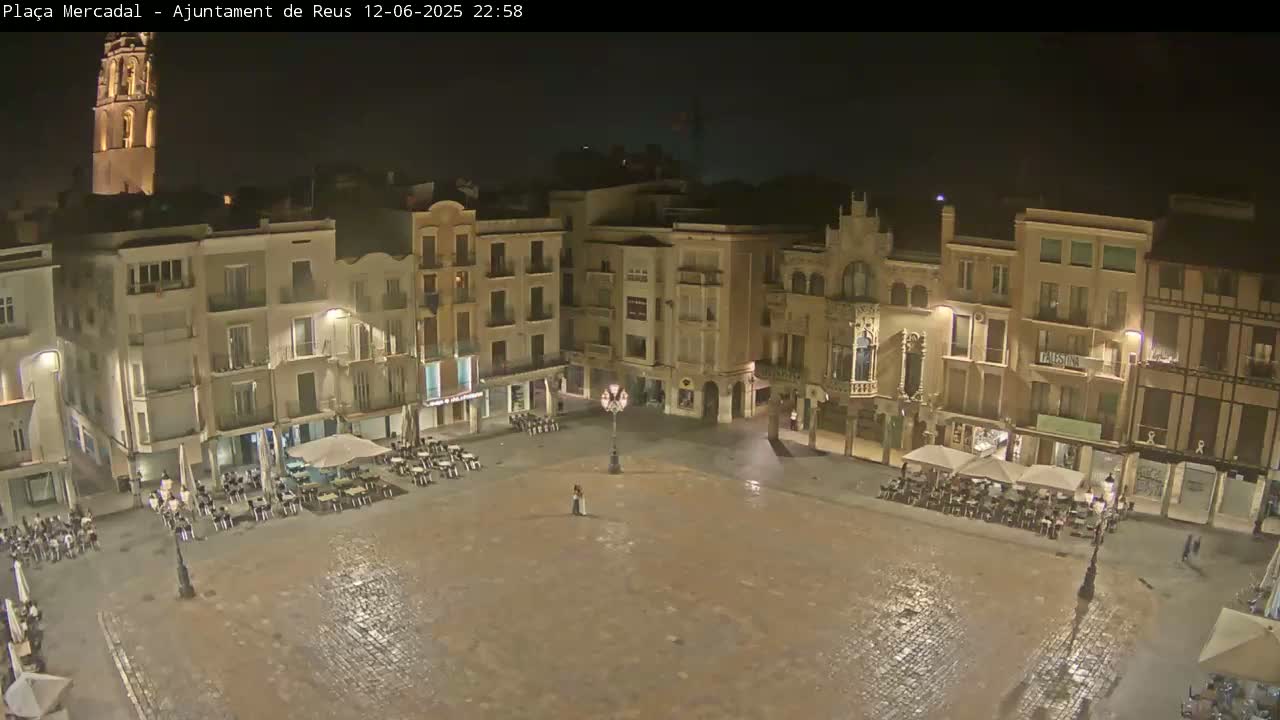 Reus Town Hall, Mercadal Square Live Cam - Tarragona,  Catalonia, Spain
