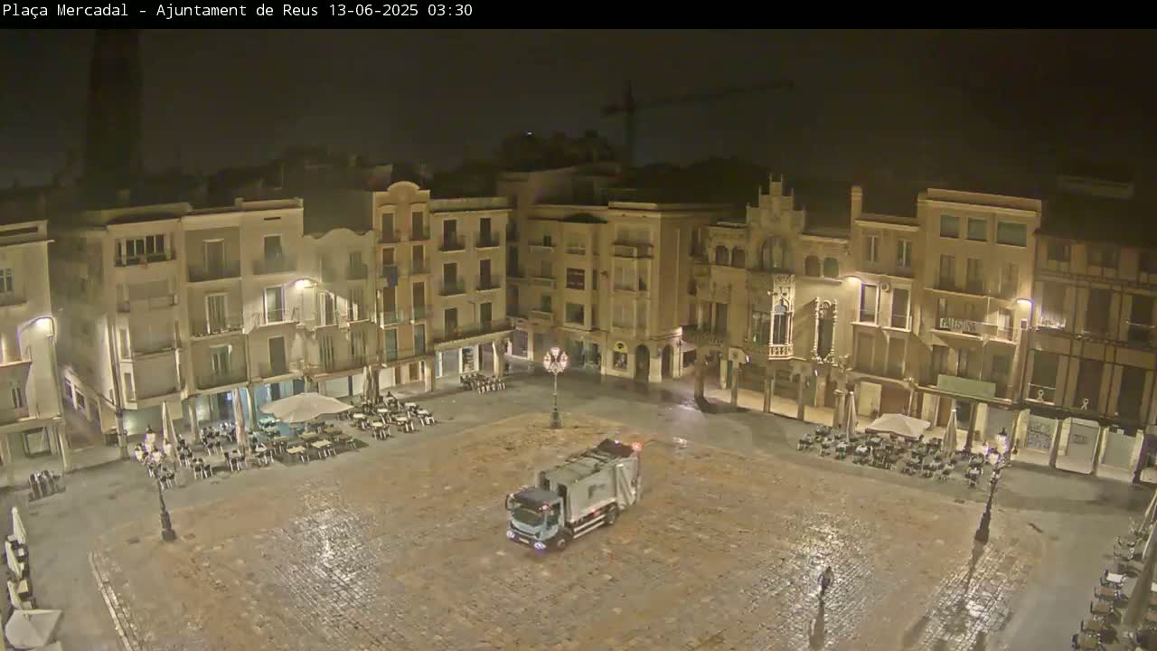 Reus Town Hall, Mercadal Square Live Cam - Tarragona,  Catalonia, Spain