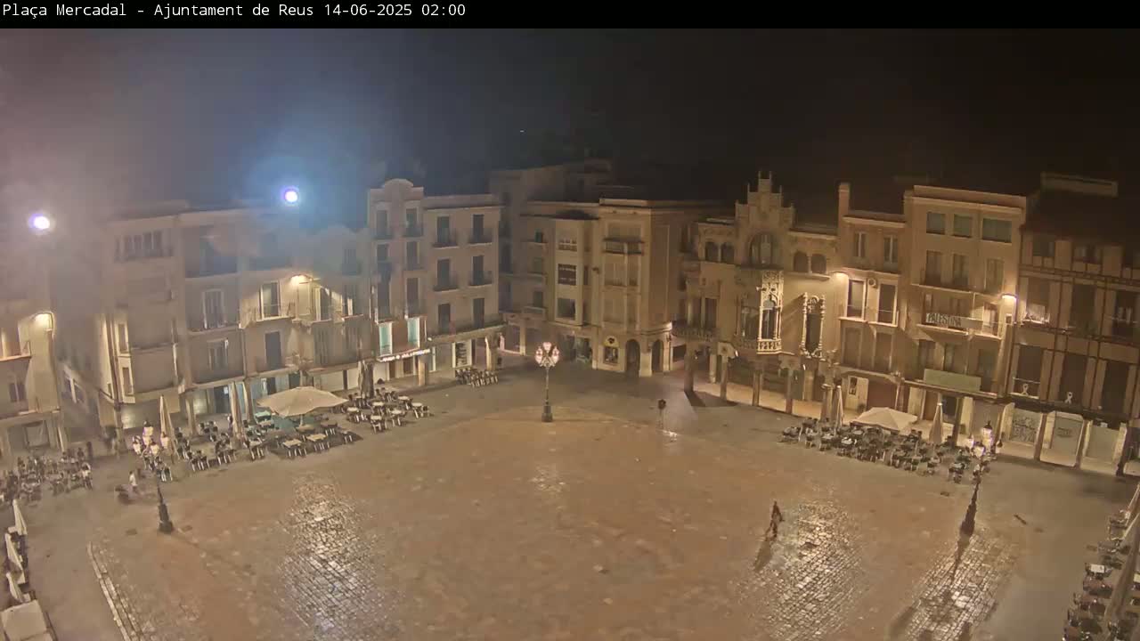 Reus Town Hall, Mercadal Square Live Cam - Tarragona,  Catalonia, Spain