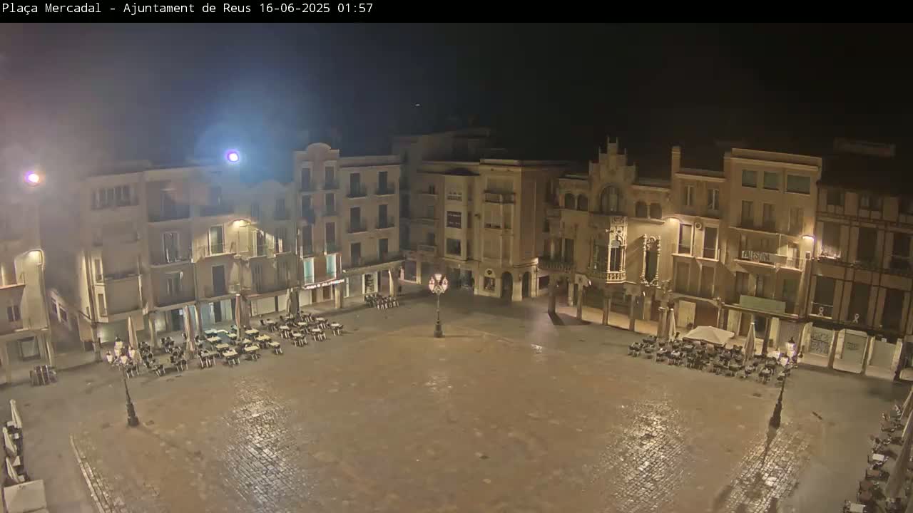 Reus Town Hall, Mercadal Square Live Cam - Tarragona,  Catalonia, Spain