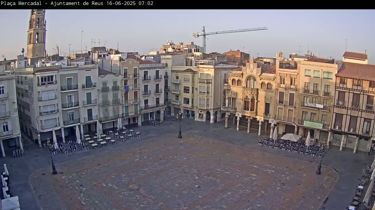 Reus Town Hall, Mercadal Square Live Cam - Tarragona, Catalonia, Spain