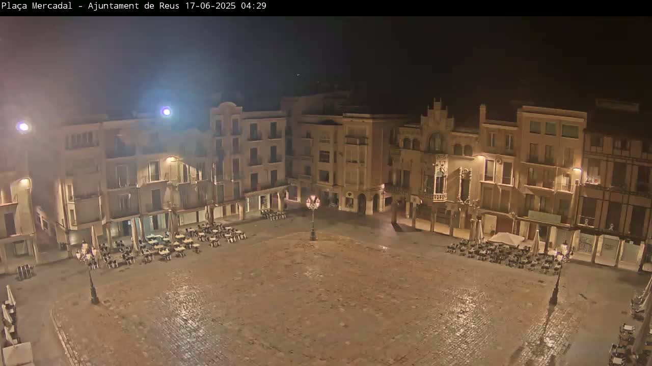Reus Town Hall, Mercadal Square Live Cam - Tarragona, Catalonia, Spain