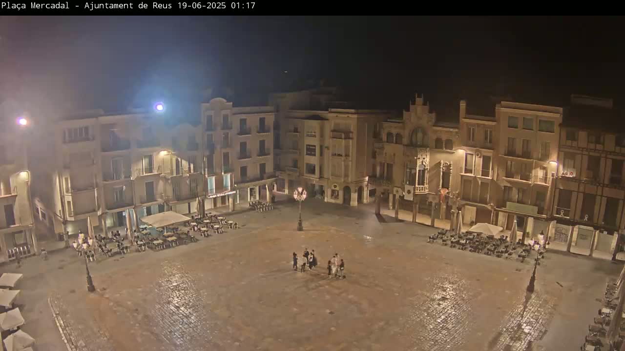 Reus Town Hall, Mercadal Square Live Cam - Tarragona, Catalonia, Spain
