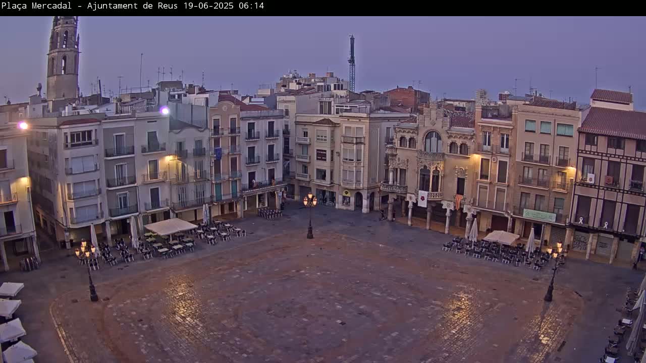 Reus Town Hall, Mercadal Square Live Cam - Tarragona, Catalonia, Spain