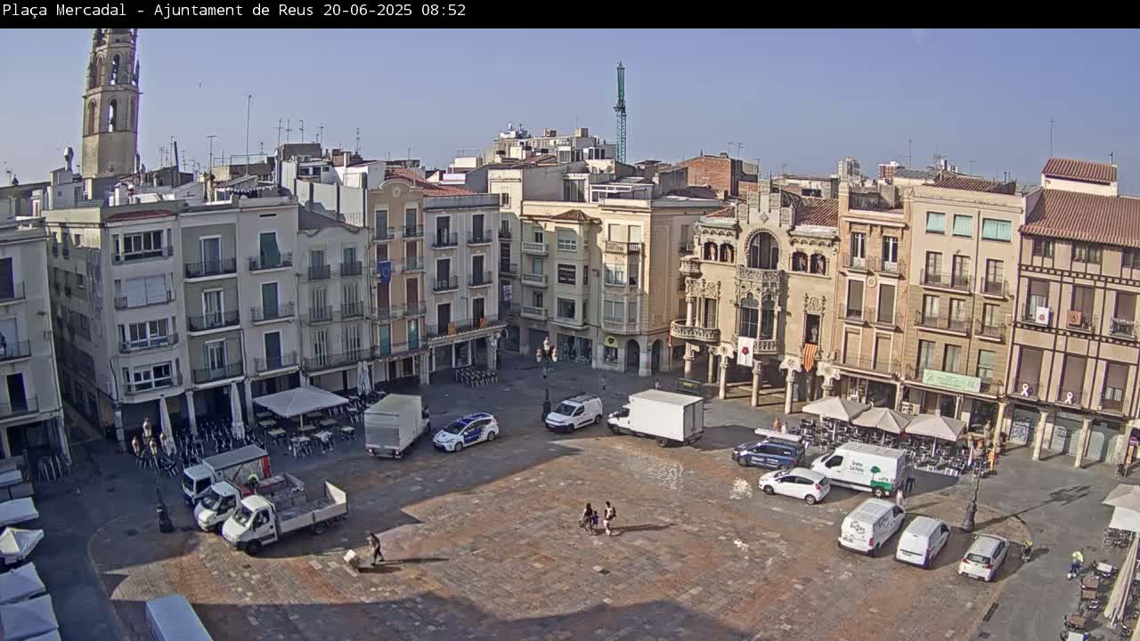 Reus Town Hall, Mercadal Square Live Cam - Tarragona, Catalonia, Spain