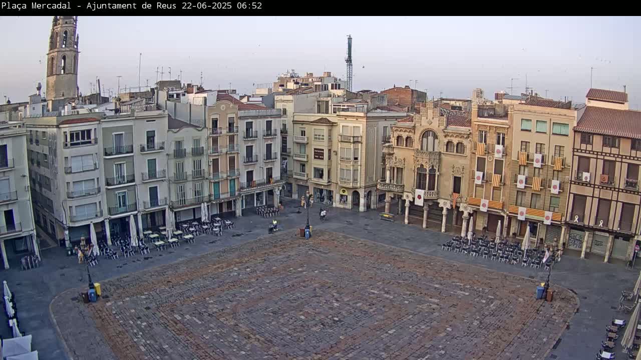 Reus Town Hall, Mercadal Square Live Cam - Tarragona, Catalonia, Spain