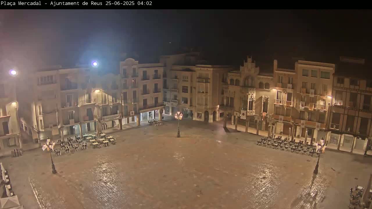 Reus Town Hall, Mercadal Square Live Cam - Tarragona, Catalonia, Spain