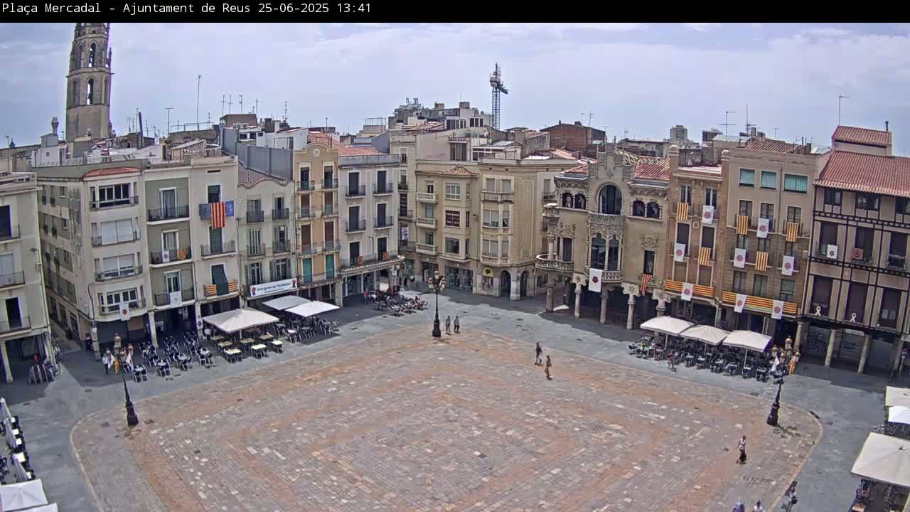 Reus Town Hall, Mercadal Square Live Cam - Tarragona, Catalonia, Spain