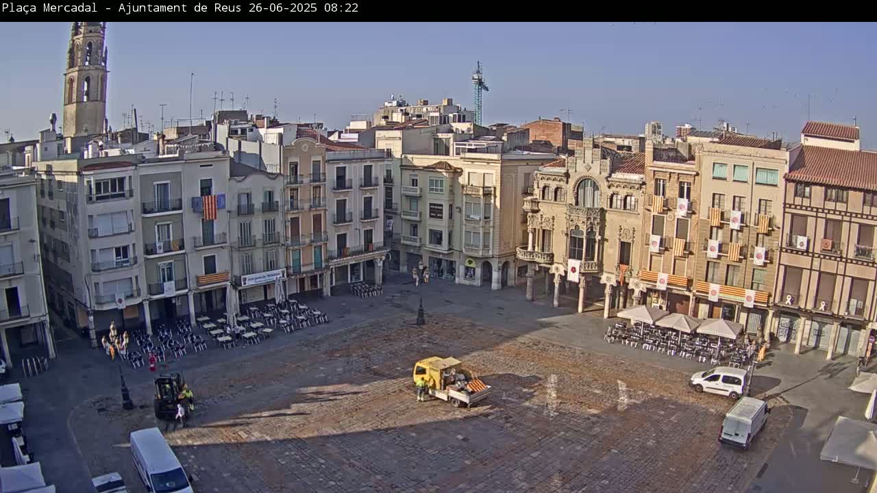 Reus Town Hall, Mercadal Square Live Cam - Tarragona, Catalonia, Spain