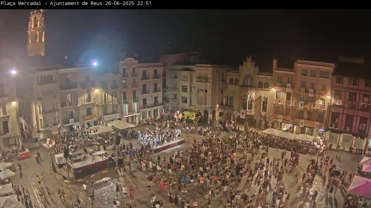 Reus Town Hall, Mercadal Square Live Cam - Tarragona, Catalonia, Spain