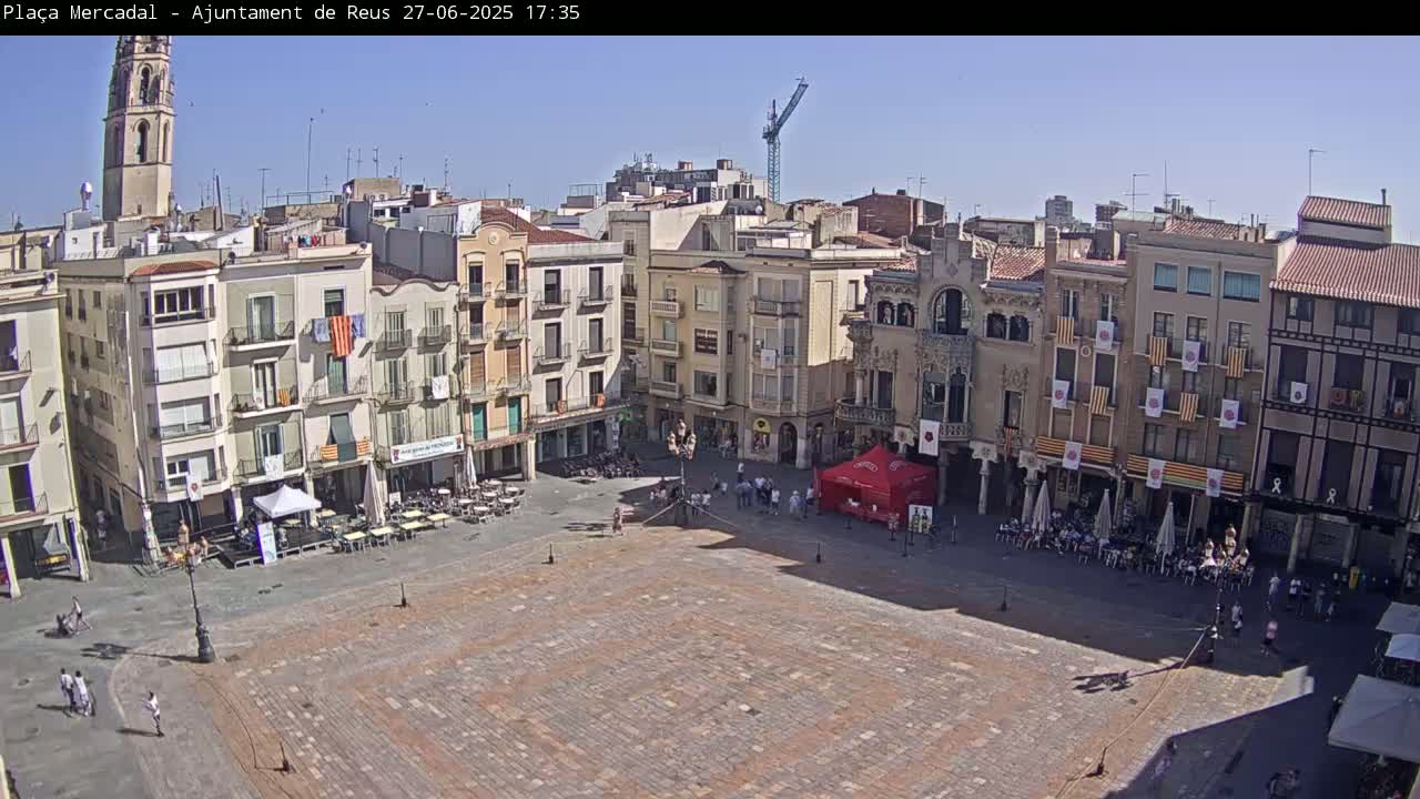 Reus Town Hall, Mercadal Square Live Cam - Tarragona, Catalonia, Spain
