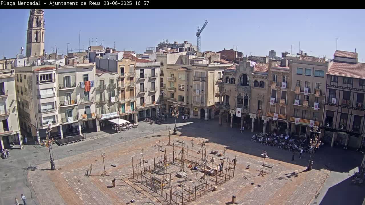 Reus Town Hall, Mercadal Square Live Cam - Tarragona, Catalonia, Spain