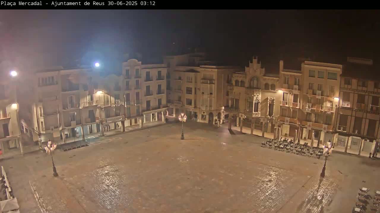 Reus Town Hall, Mercadal Square Live Cam - Tarragona, Catalonia, Spain