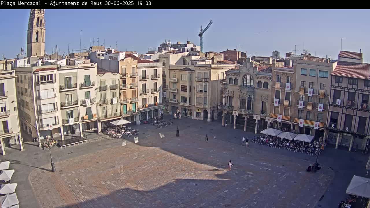 Reus Town Hall, Mercadal Square Live Cam - Tarragona, Catalonia, Spain