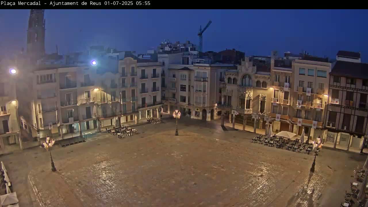 Reus Town Hall, Mercadal Square Live Cam - Tarragona, Catalonia, Spain