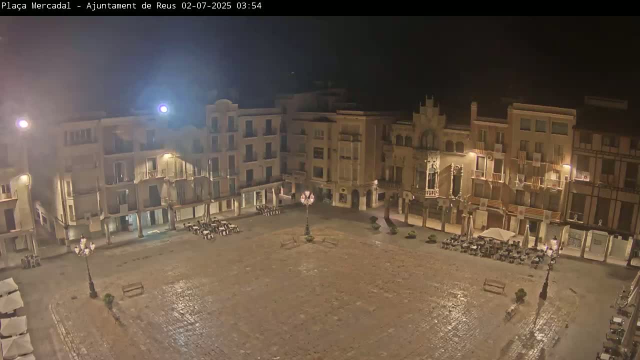 Reus Town Hall, Mercadal Square Live Cam - Tarragona, Catalonia, Spain