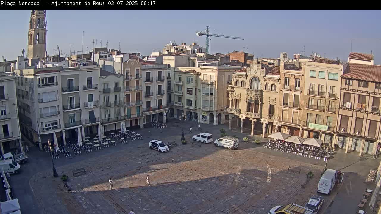 Reus Town Hall, Mercadal Square Live Cam - Tarragona, Catalonia, Spain