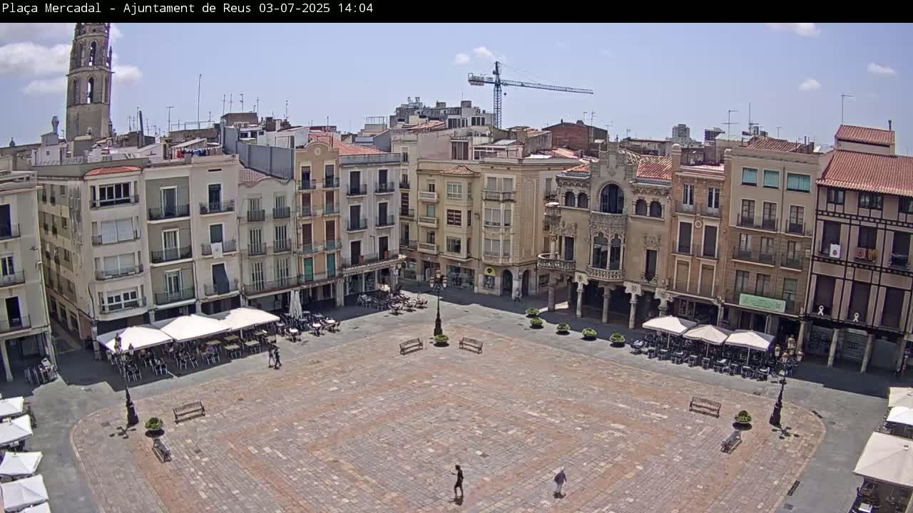Reus Town Hall, Mercadal Square Live Cam - Tarragona, Catalonia, Spain