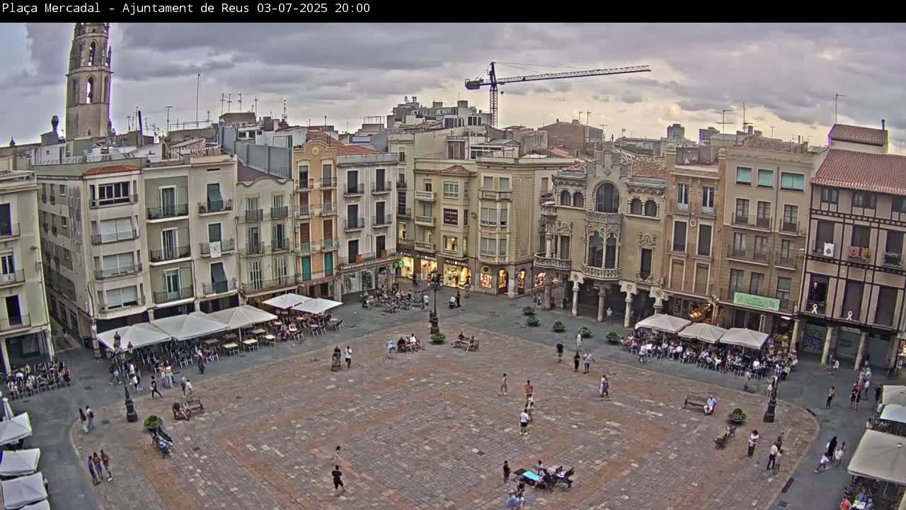 Reus Town Hall, Mercadal Square Live Cam - Tarragona, Catalonia, Spain