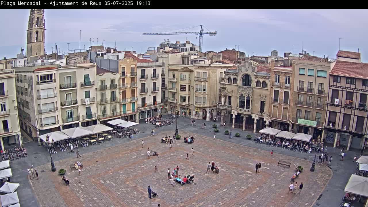 Reus Town Hall, Mercadal Square Live Cam - Tarragona, Catalonia, Spain