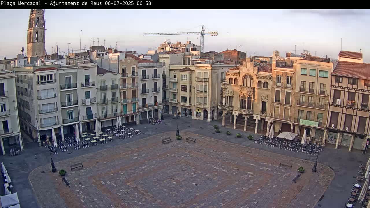Reus Town Hall, Mercadal Square Live Cam - Tarragona, Catalonia, Spain