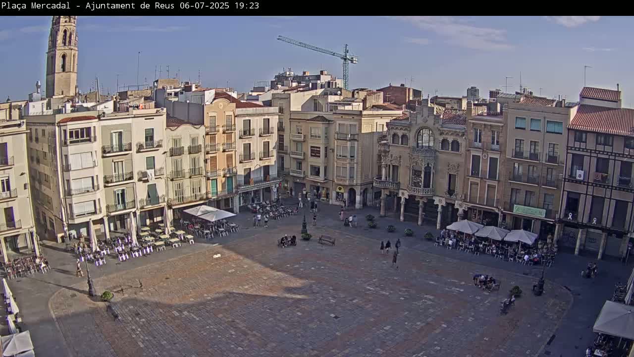 Reus Town Hall, Mercadal Square Live Cam - Tarragona, Catalonia, Spain