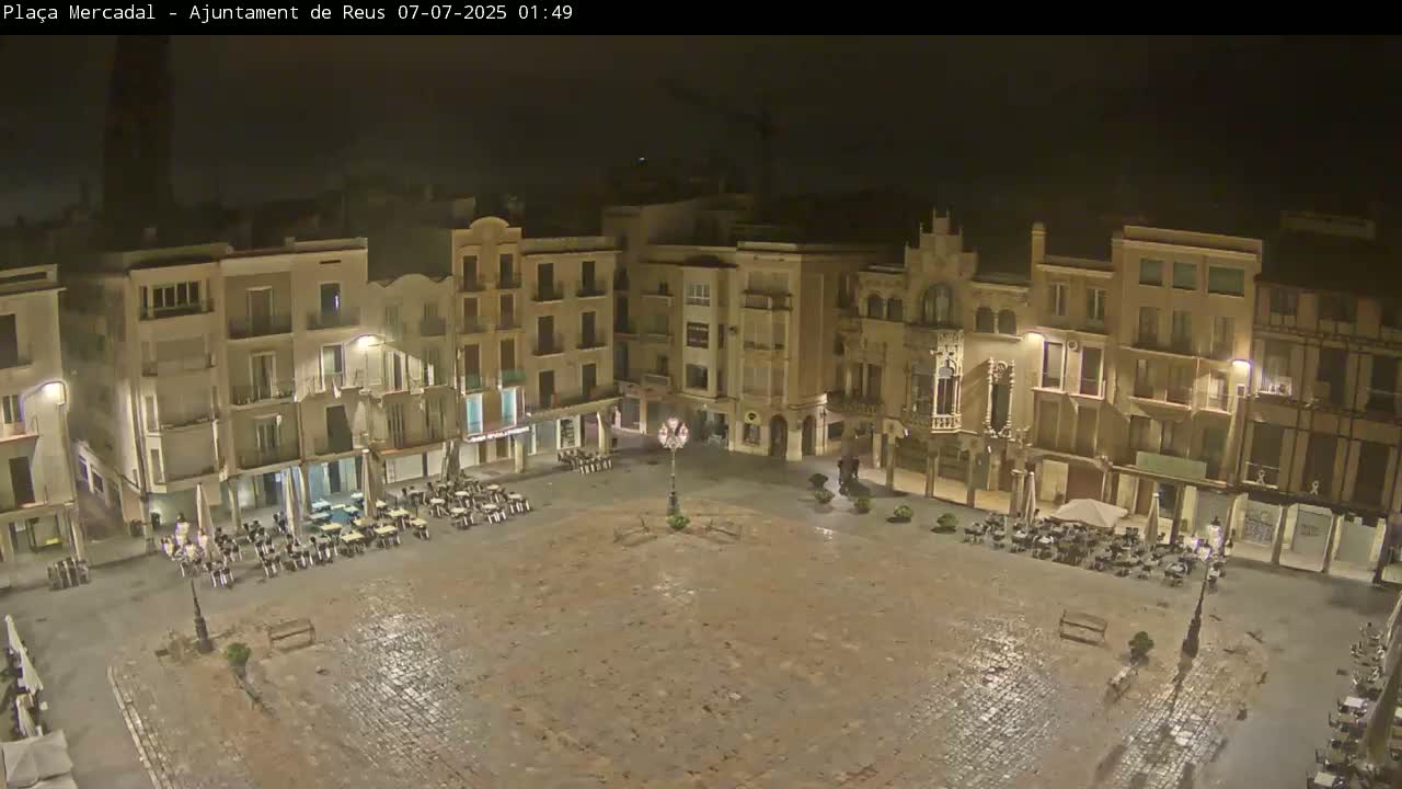 Reus Town Hall, Mercadal Square Live Cam - Tarragona, Catalonia, Spain