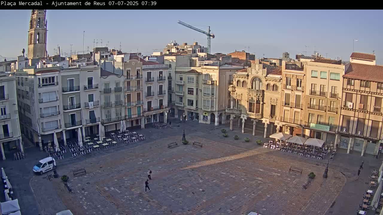 Reus Town Hall, Mercadal Square Live Cam - Tarragona, Catalonia, Spain