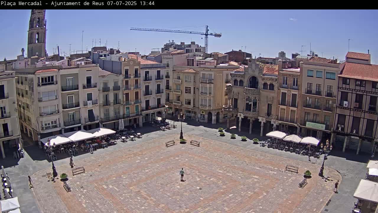 Reus Town Hall, Mercadal Square Live Cam - Tarragona, Catalonia, Spain