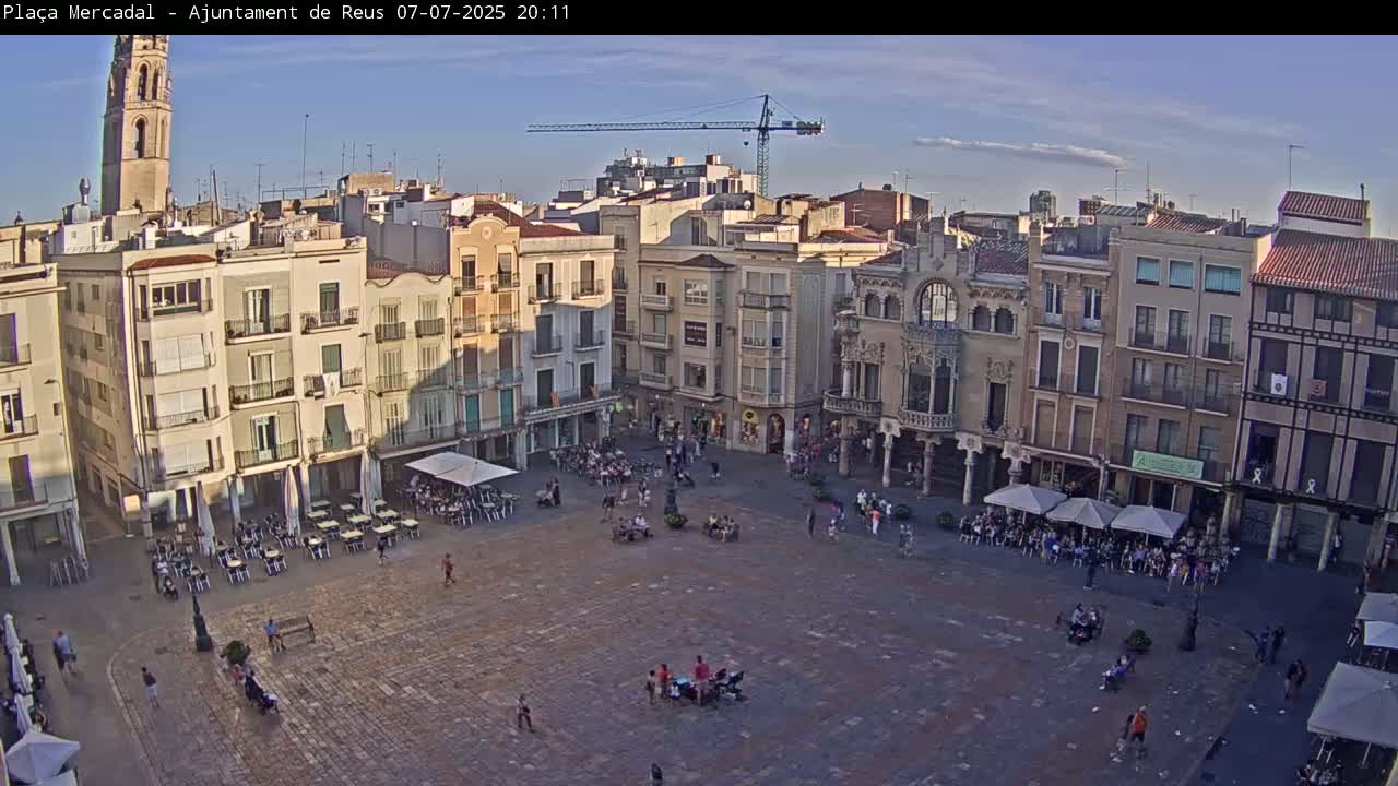 Reus Town Hall, Mercadal Square Live Cam - Tarragona, Catalonia, Spain