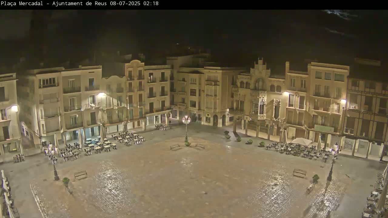 Reus Town Hall, Mercadal Square Live Cam - Tarragona, Catalonia, Spain