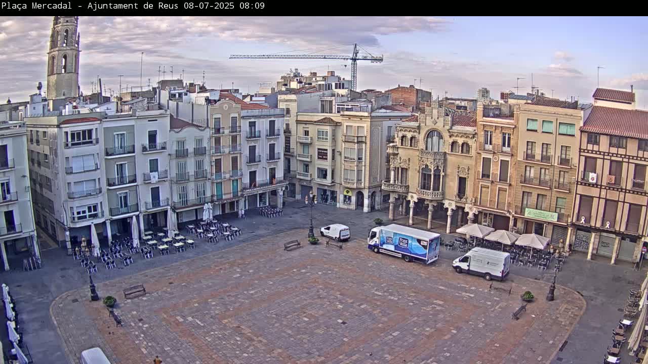 Reus Town Hall, Mercadal Square Live Cam - Tarragona, Catalonia, Spain