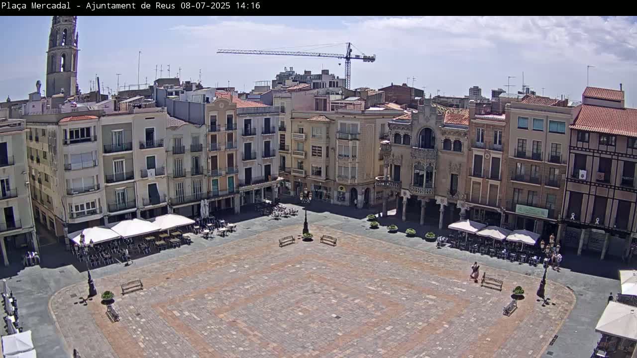 Reus Town Hall, Mercadal Square Live Cam - Tarragona, Catalonia, Spain