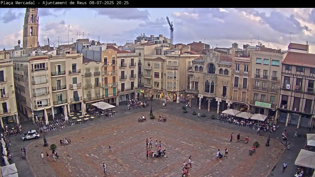 Reus Town Hall, Mercadal Square Live Cam - Tarragona, Catalonia, Spain