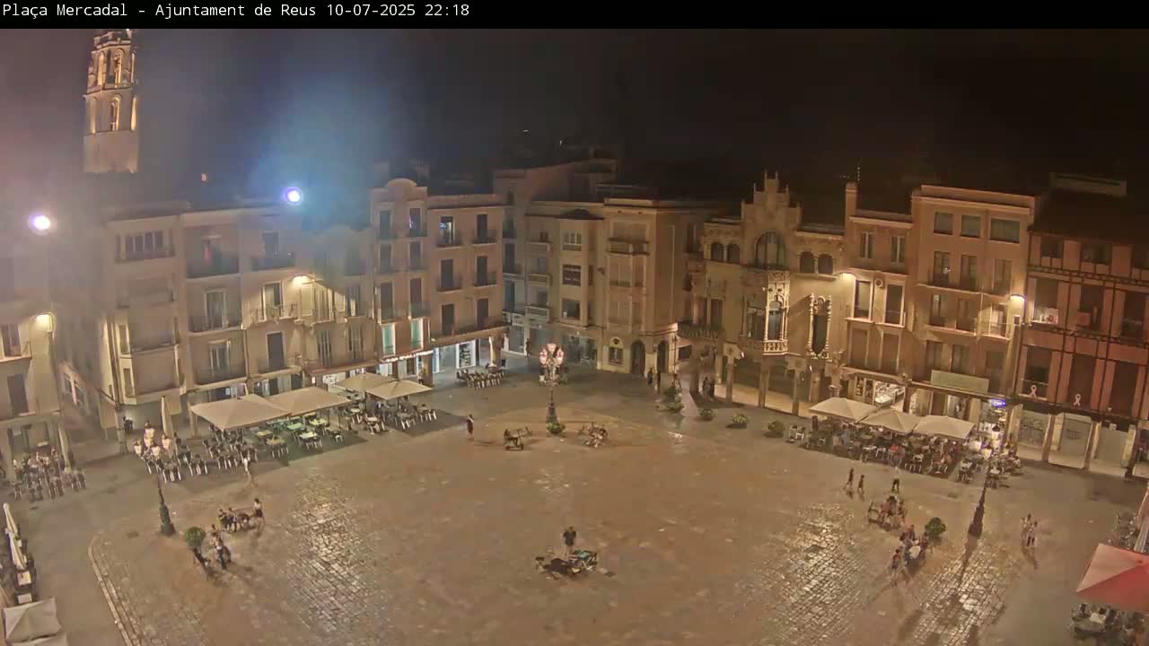 Reus Town Hall, Mercadal Square Live Cam - Tarragona, Catalonia, Spain