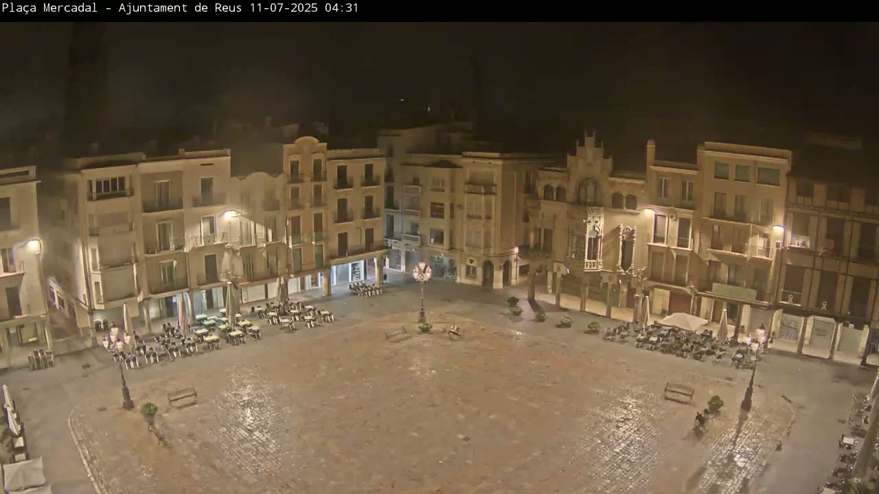 Reus Town Hall, Mercadal Square Live Cam - Tarragona, Catalonia, Spain