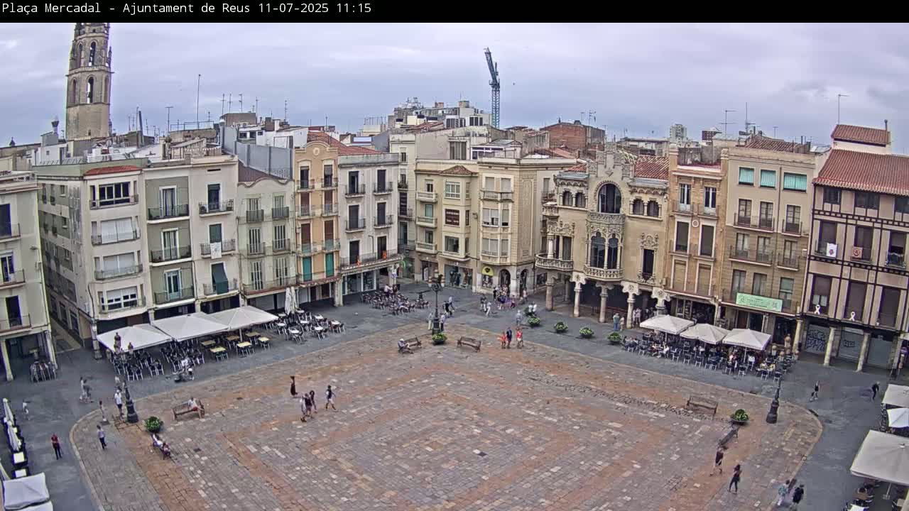 Reus Town Hall, Mercadal Square Live Cam - Tarragona, Catalonia, Spain