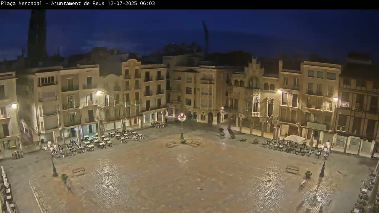 Reus Town Hall, Mercadal Square Live Cam - Tarragona, Catalonia, Spain
